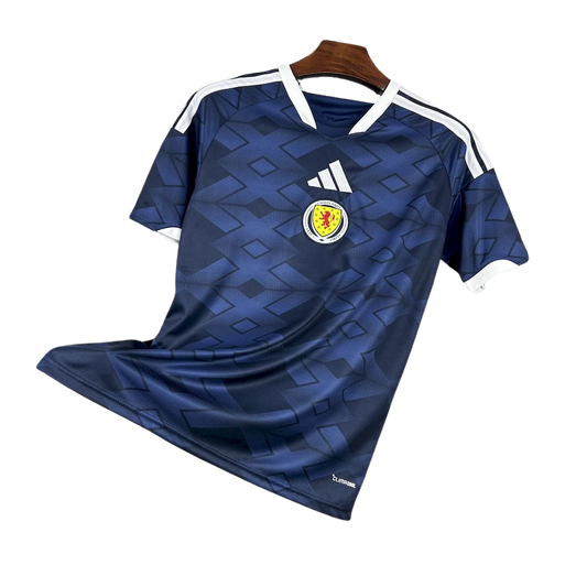 camisa escocia 2026 titular azul camiseta seleção escocesa masculina nova atual copa do mundo uniforme jogo futebol escocia premium