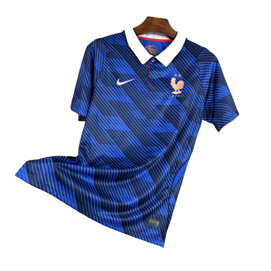 camisa franca 2026 titular azul camiseta seleção francesa masculina nova atual copa do mundo uniforme jogo futebol franca premium
