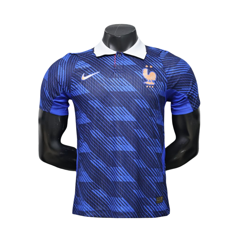 camisa franca 2026 titular player version azul camiseta seleção francesa masculina nova atual copa do mundo uniforme jogador futebol franca premium