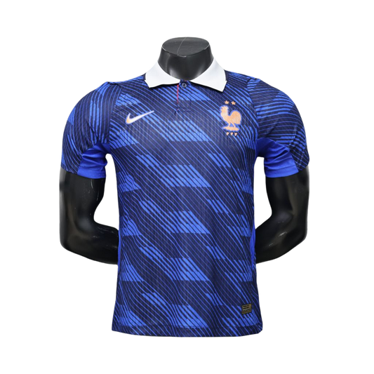 camisa franca 2026 titular player version azul camiseta seleção francesa masculina nova atual copa do mundo uniforme jogador futebol franca premium