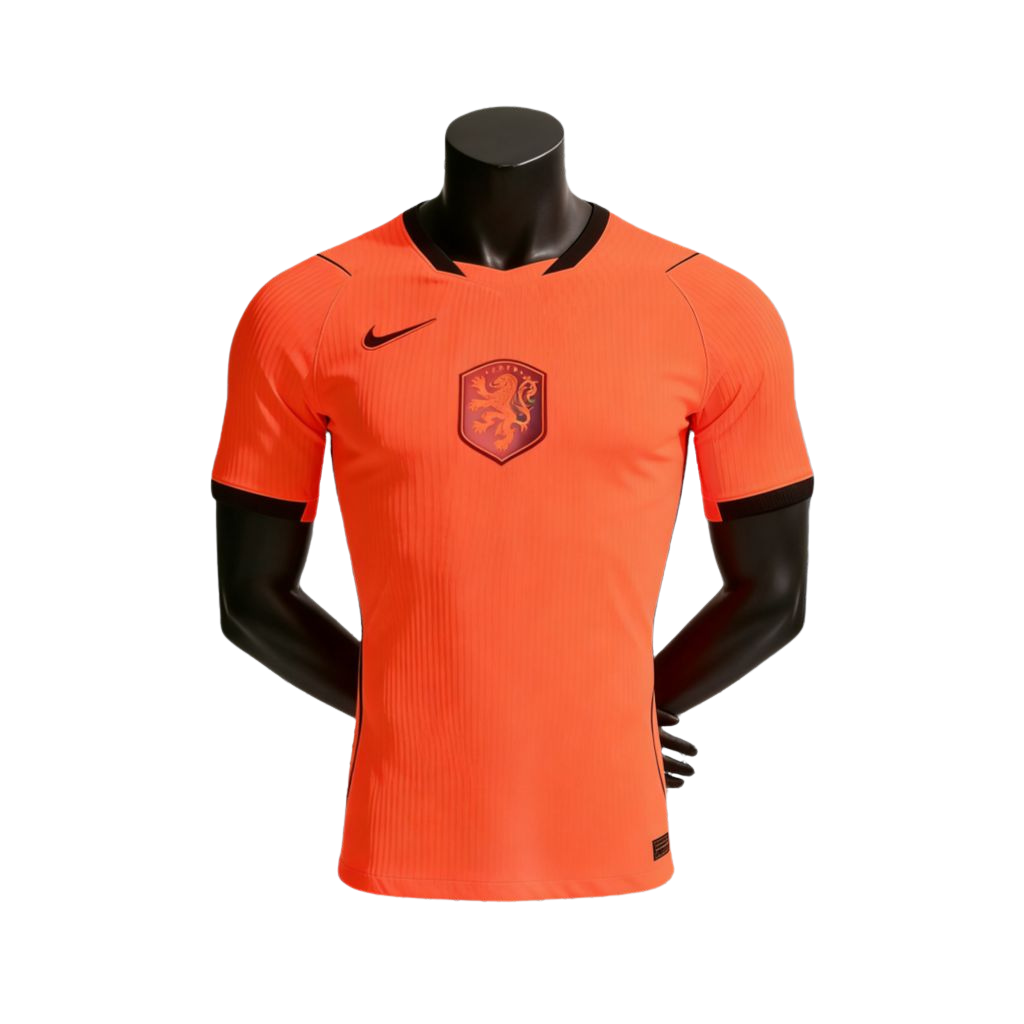 camisa holanda 2026 titular player version laranja camiseta seleção holandesa masculina nova atual copa do mundo uniforme jogador futebol netherlands premium