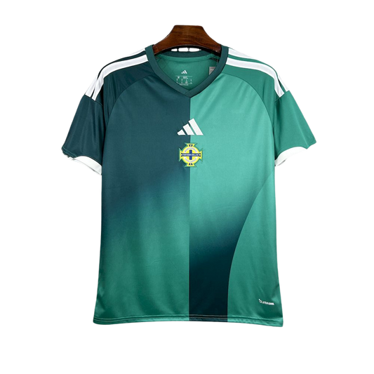 camisa irlanda do norte 2026 titular verde camiseta seleção norte irlandesa masculina nova atual copa do mundo uniforme jogo futebol irlanda do norte premium