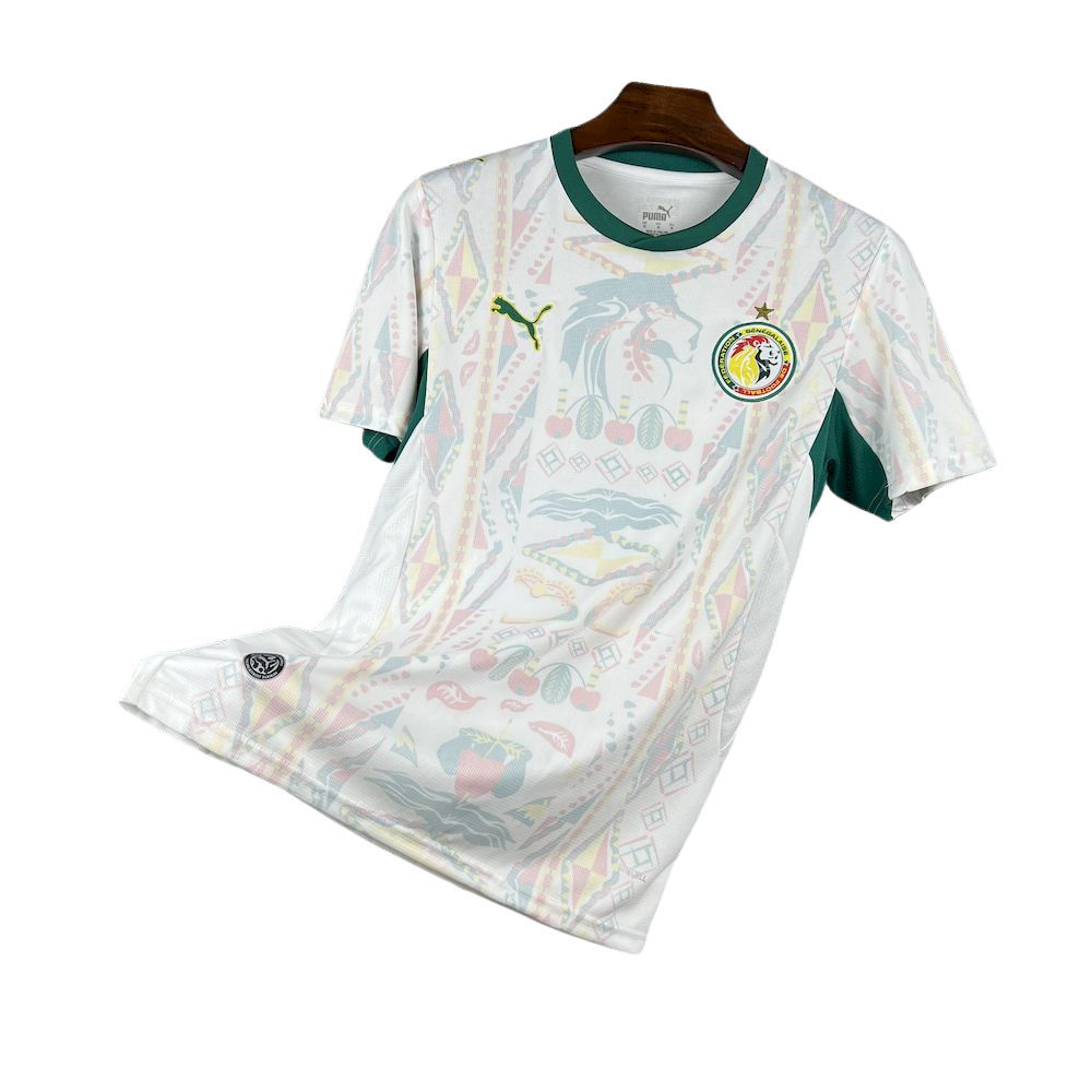 camisa senegal 2026 home verde amarelo vermelho camiseta seleção senegalesa masculina titular nova atual copa do mundo uniforme jogo futebol senegal premium