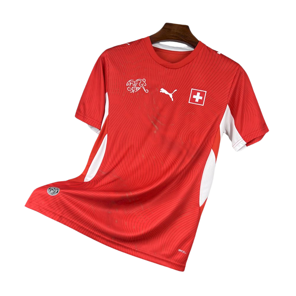 camisa suica 2026 titular vermelha camiseta seleção suiça masculina nova atual copa do mundo uniforme jogo futebol suica premium