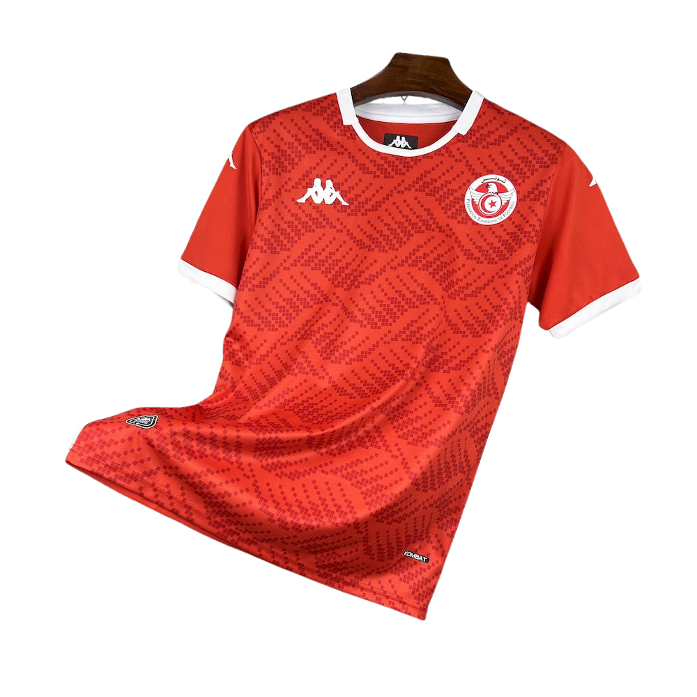 camisa tunisia 2026 titular branca vermelha camiseta seleção tunisiana masculina nova atual copa do mundo uniforme jogo futebol tunisia premium