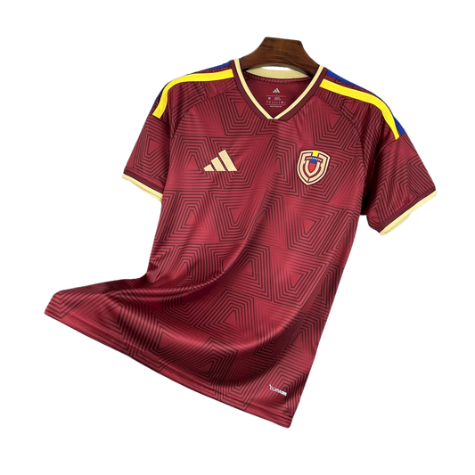 camisa venezuela 2026 titular vinho vinotinto camiseta seleção venezuelana masculina nova atual copa do mundo uniforme jogo futebol venezuela premium
