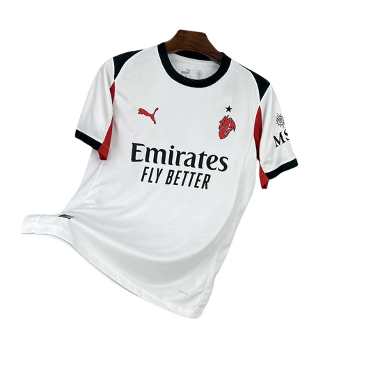 -camiseta-champions-league-lancamento-europeu-primeira-home-oficial-AC-Milan-Serie-A-branca-