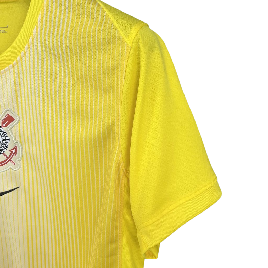 Camisa Nike Corinthians Goleiro Amarela 2025/26 Masculina