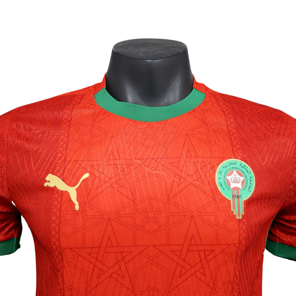 Camisa Marrocos I COPA DO MUNDO 2026 Jogador Masculina