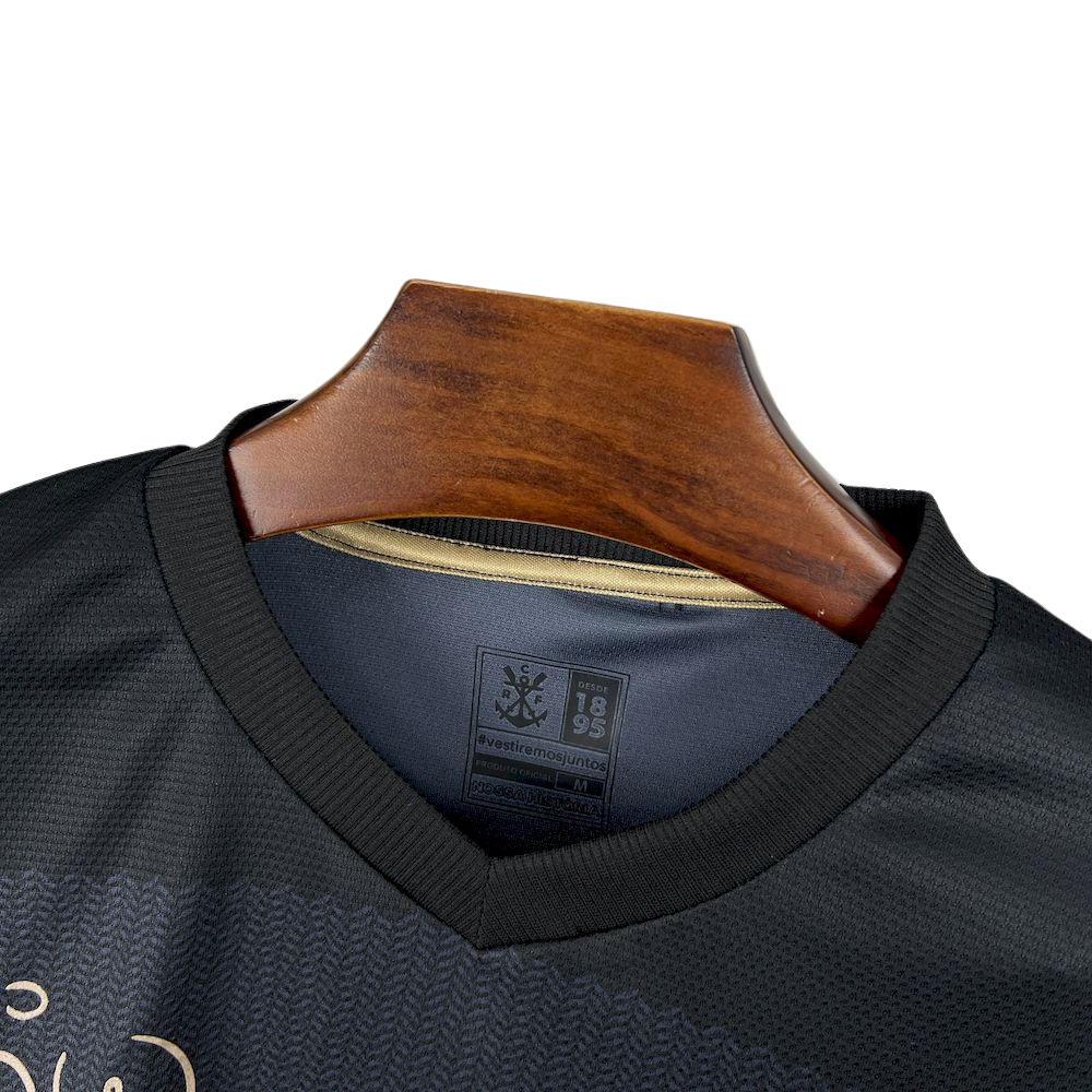 Camisa Retrô Flamengo Volta Zico Preta - Masculina