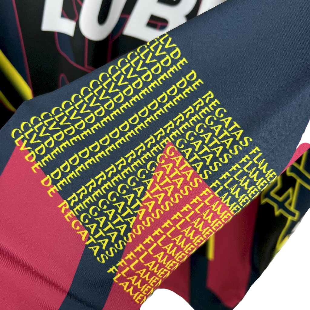 Camisa Retrô Flamengo Goleiro Manga Longa 1998