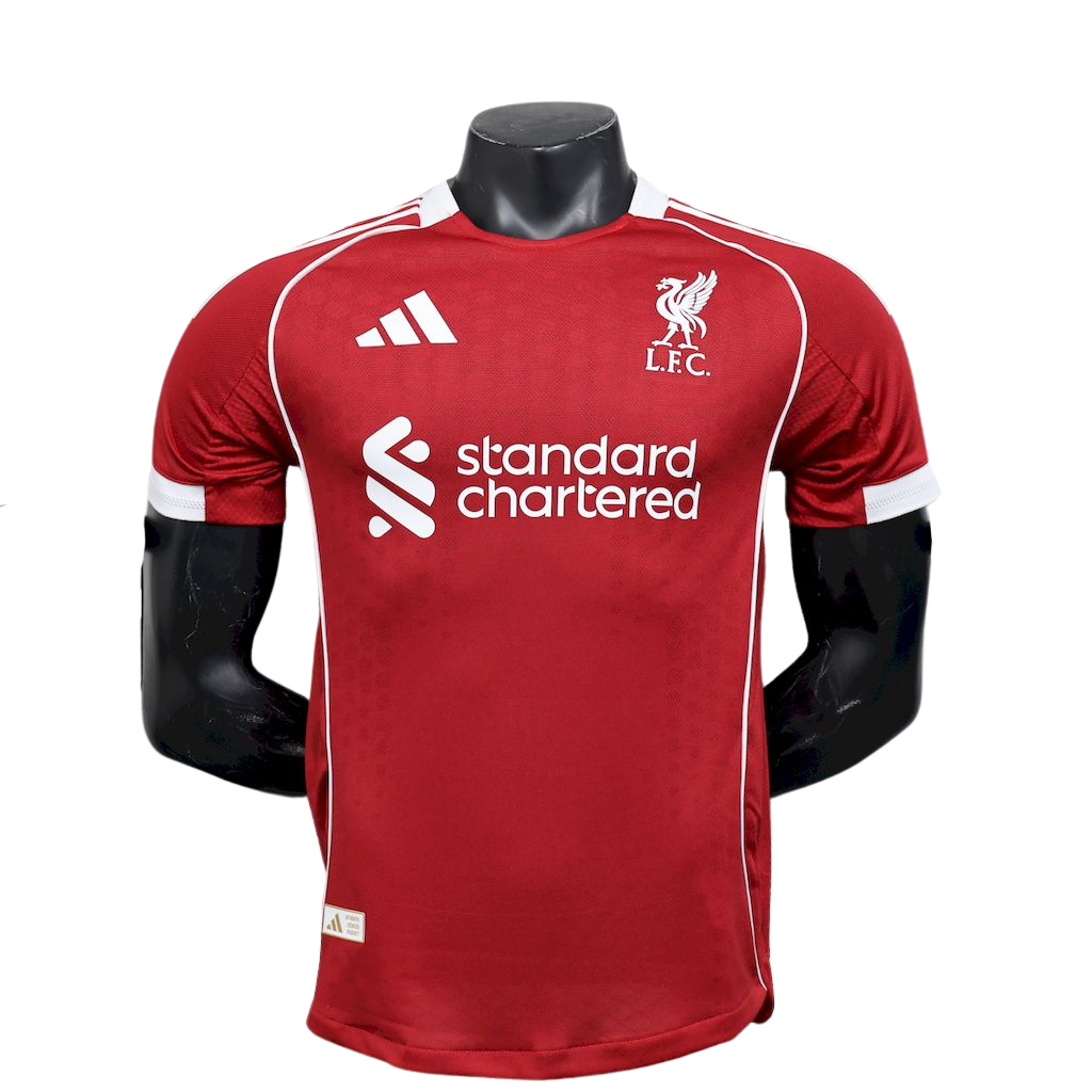 Camisa Liverpool I 2025/26 Jogador Masculina